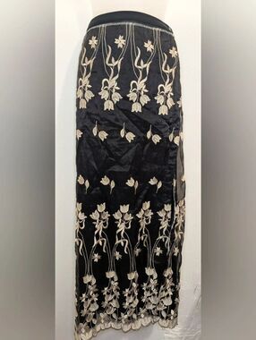 VTG Richmond Denim Y2K Whimsigoth Dark Romantic Witchy Feminine Chic Skirt 2